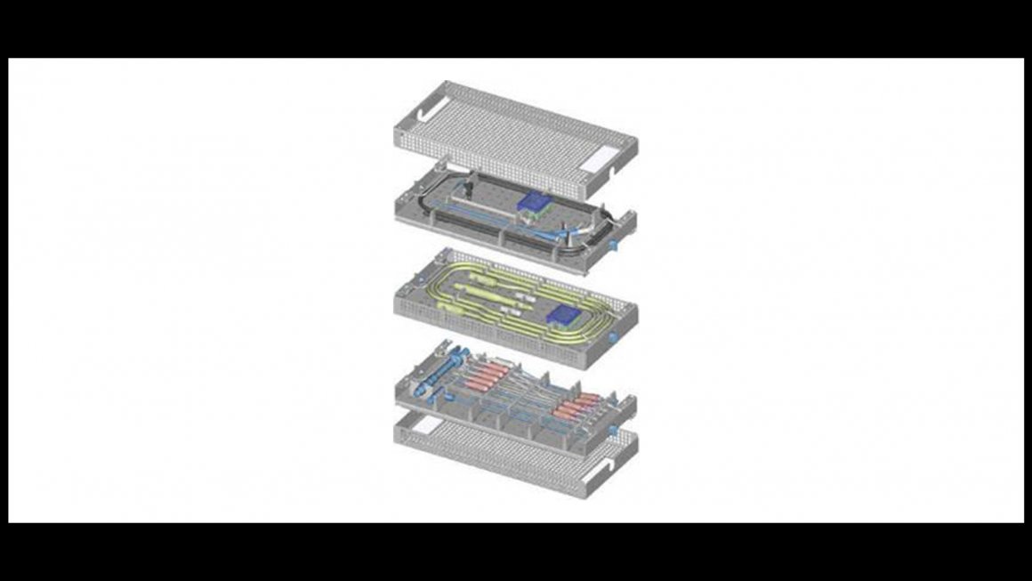Sterilisationskassette für Chirurgiegeräte