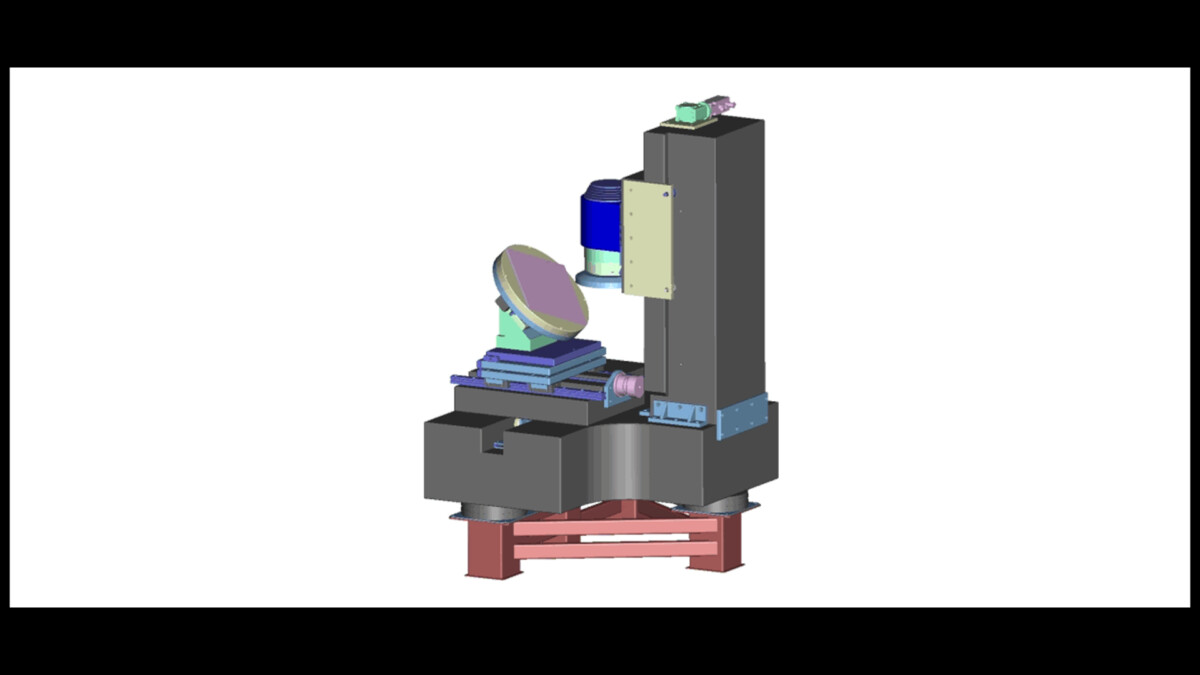 Luftgelagerte Fräsmaschine